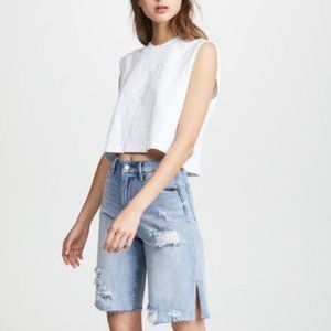 Habitual Jean High-rise Bermuda shorts sz 24 NWT$128
